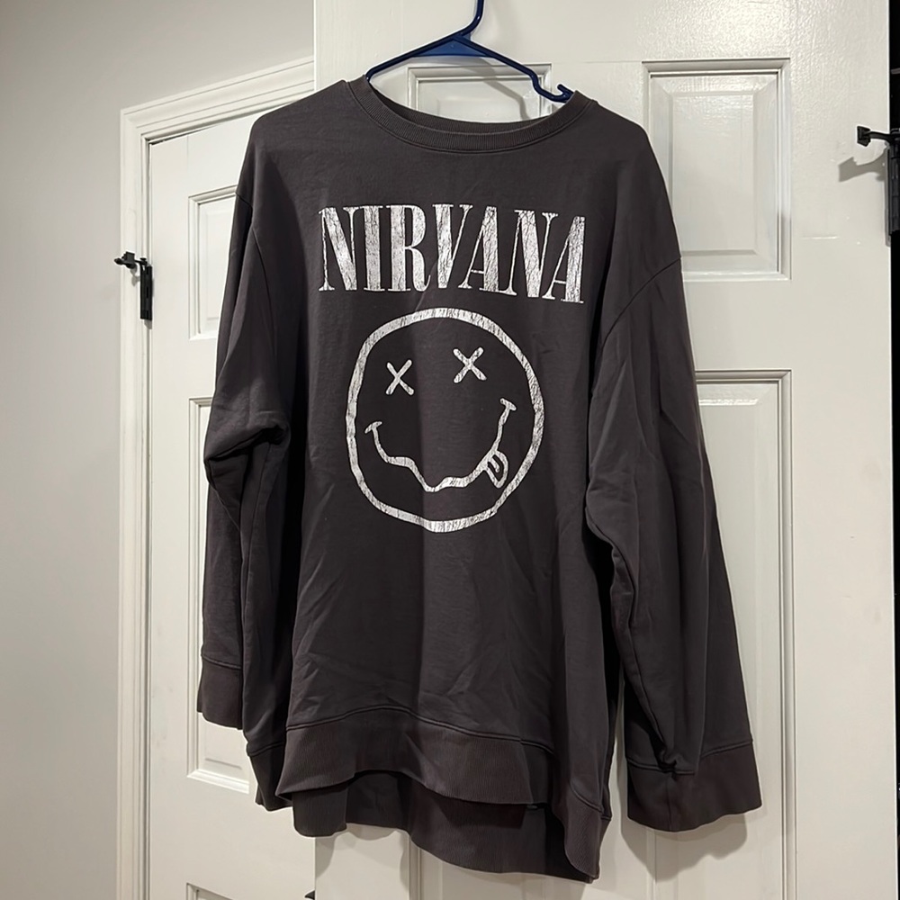 Oversized Nirvana Crewneck